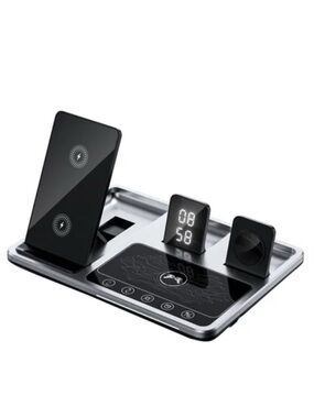 4-in-1 Wireless Charging Station Fast Charger iPhone AirPods Watch